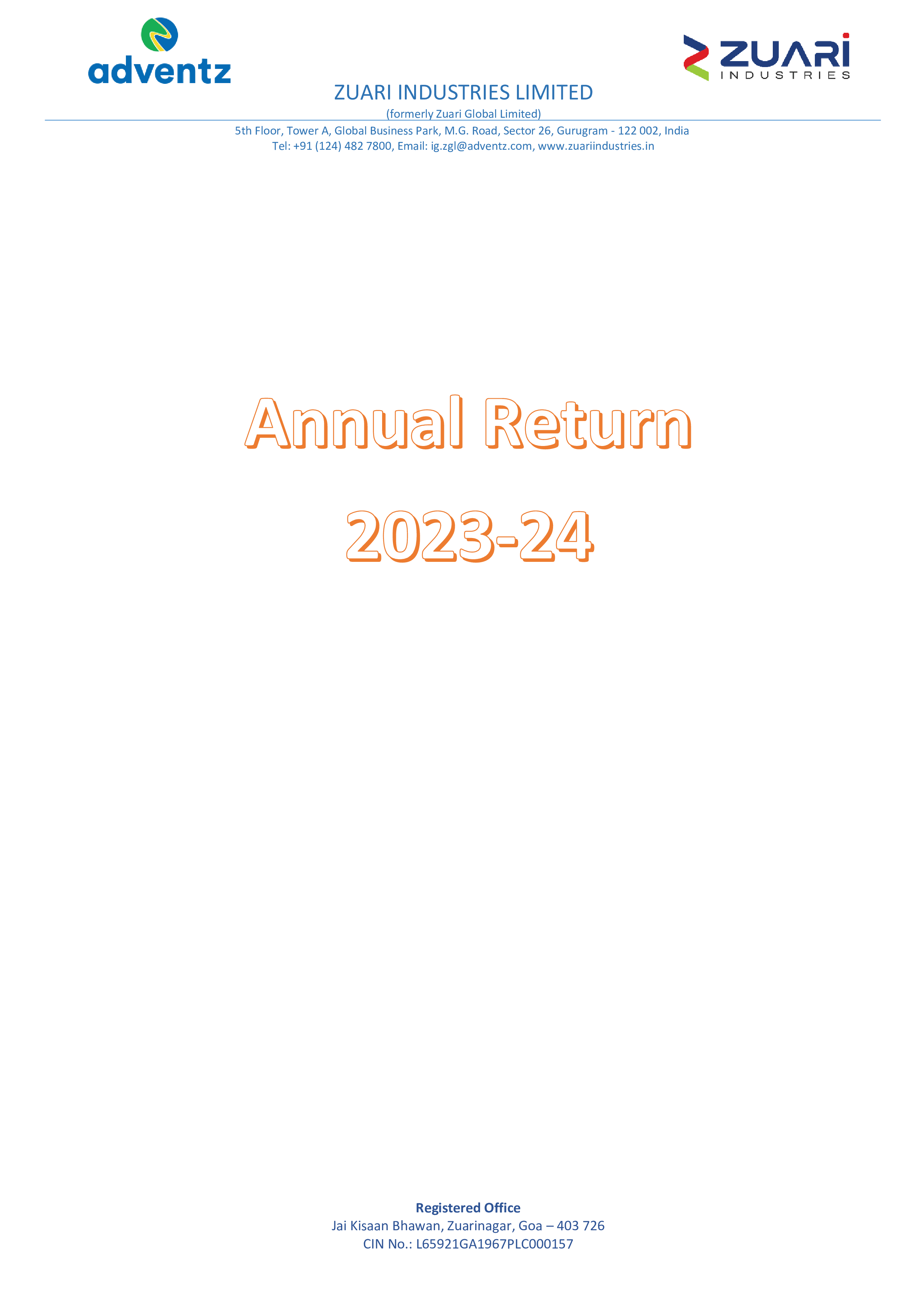 Annual Return FY 2023-24